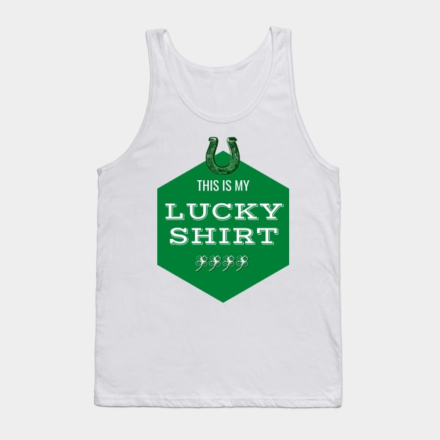 This Is My Lucky Shirt Tank Top by EmilyBickell